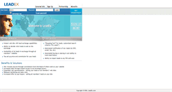 Desktop Screenshot of leadex.com